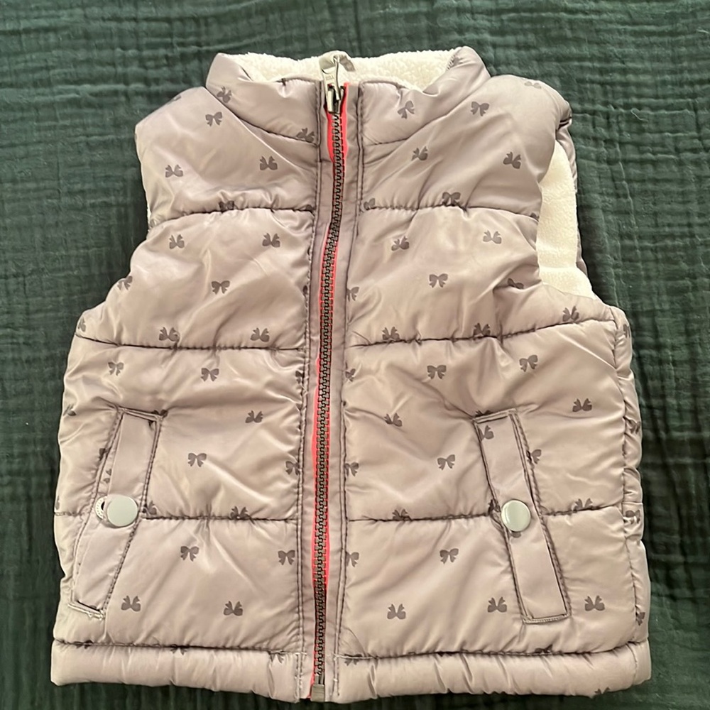 Carters vest size 12 months.